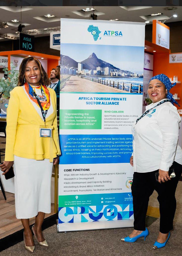 ATPSA representatives at a tourism trade show